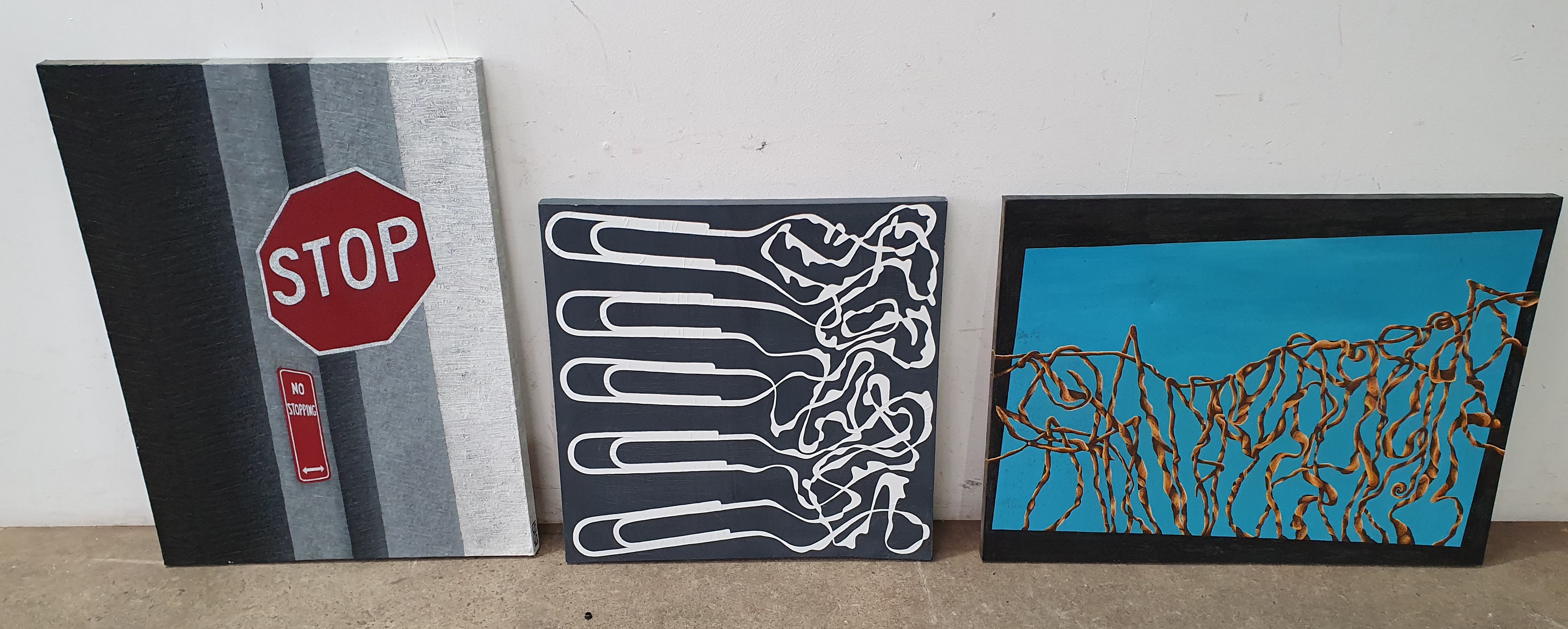 Three Various Paintings