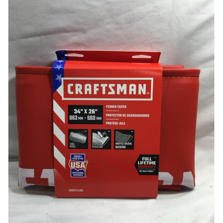 Craftsman 34"x26" Red Fender Cover