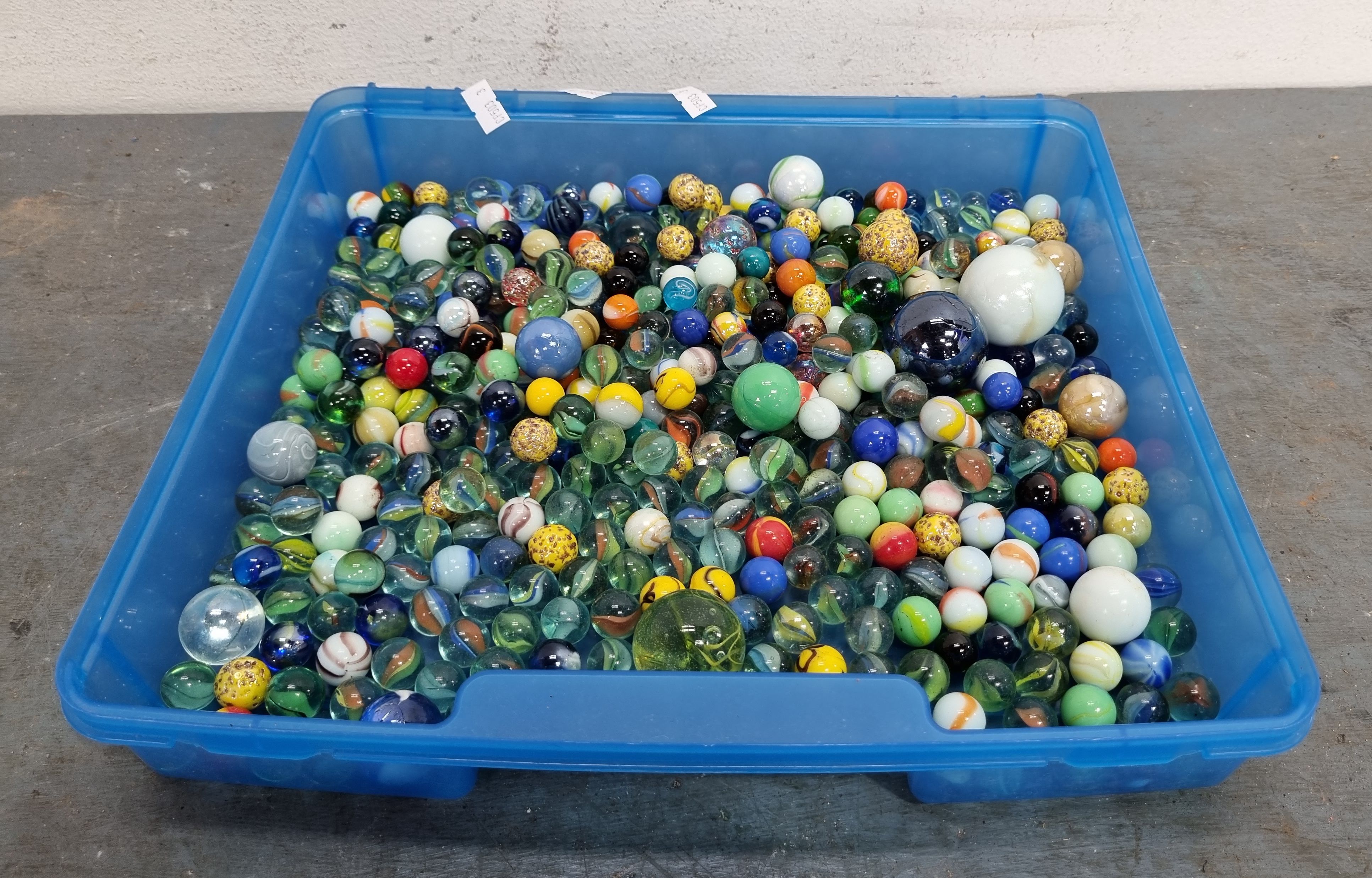A GROUP OF MARBLES