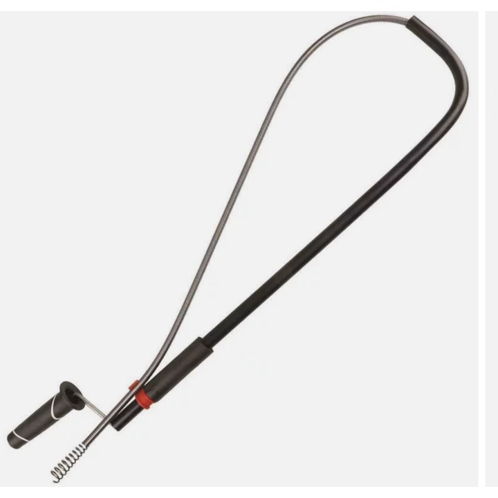 Husky 3ft Toilet Auger, Foam rubber handle has minor damage
