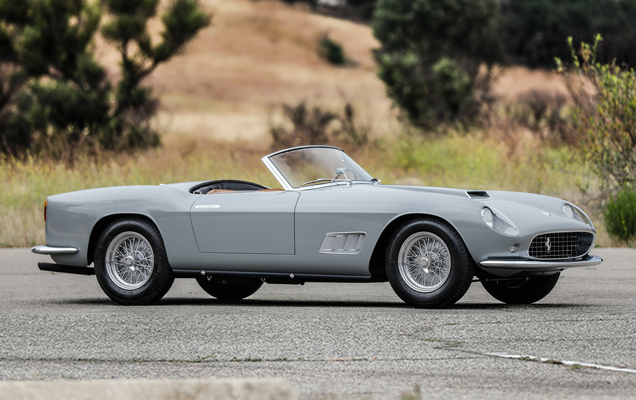 1961 Ferrari 250 GT SWB California Spyder sets world auction