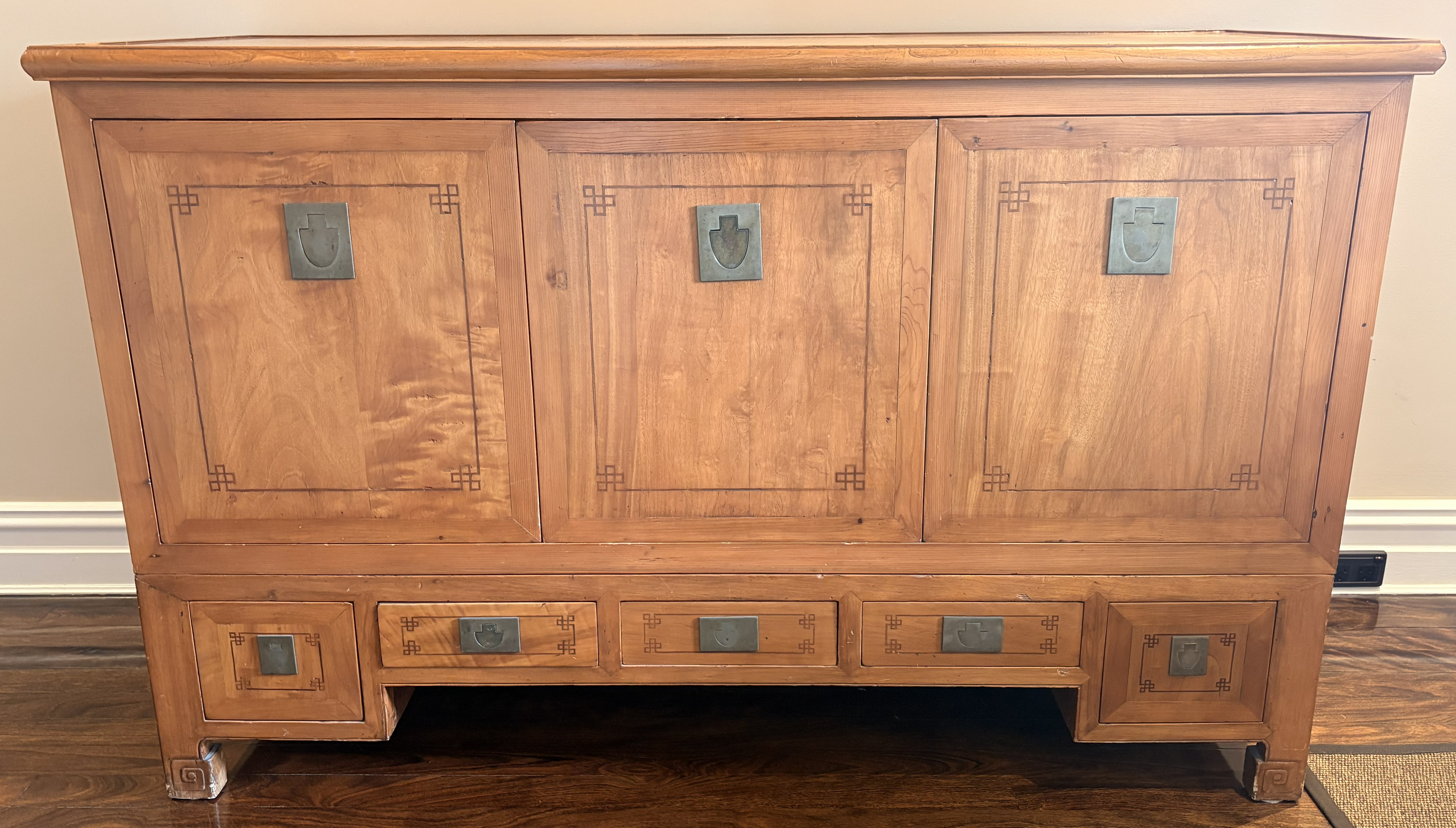 2019A · A 19TH CENTURY CHINESE ASH BRIDAL CHEST