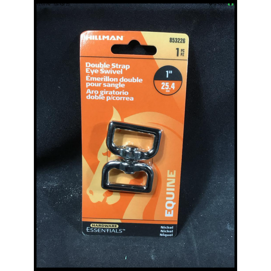 Hillman 1" Double Strap Eye Swivel