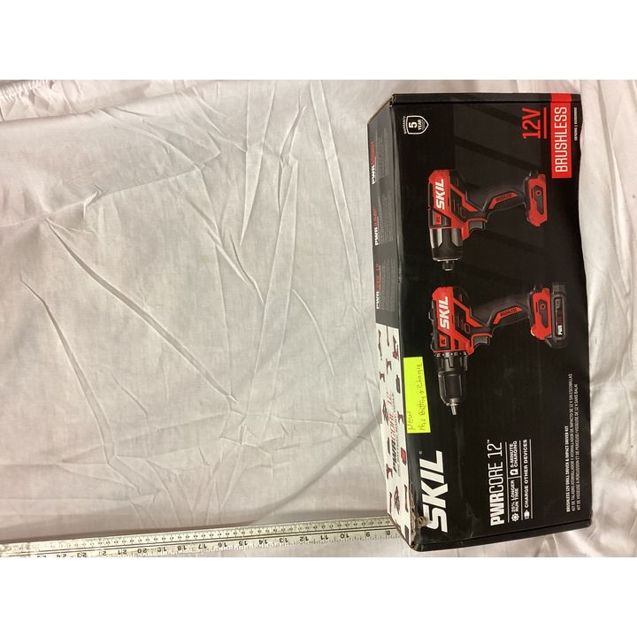 Skil PWR Core 12V Brushless Drill Driver Impact Driver Kit