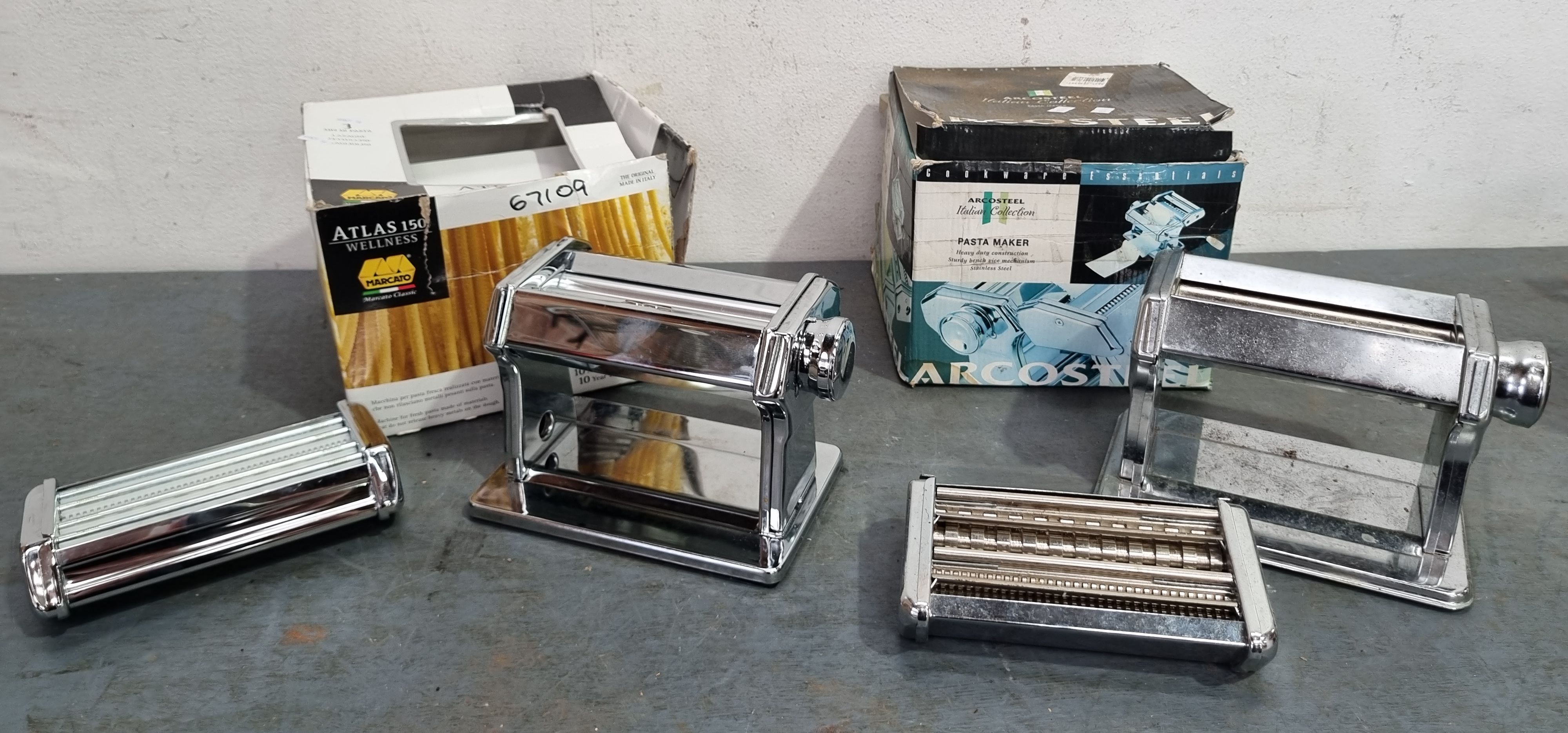 A PAIR OF PASTA MAKERS
