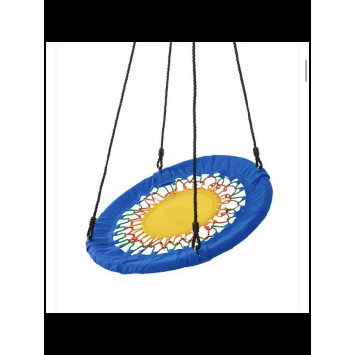 Hearthsong 45" Mega FunShine Bungee Swing - Blue and Yellow