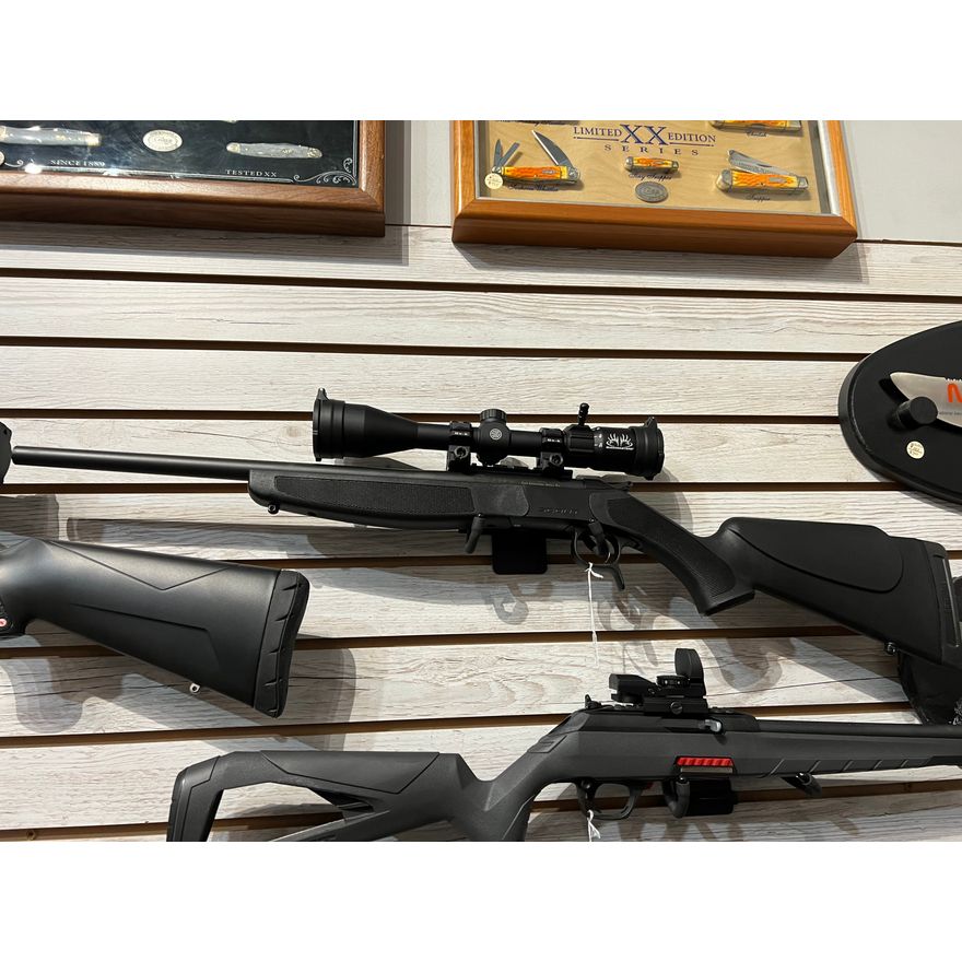 CVA Scout Break-Action 6.5 Creedmoor Single Shot Rifle w/ 20'' Barrel and Sig Buckmaster 3-12x44mm Scope