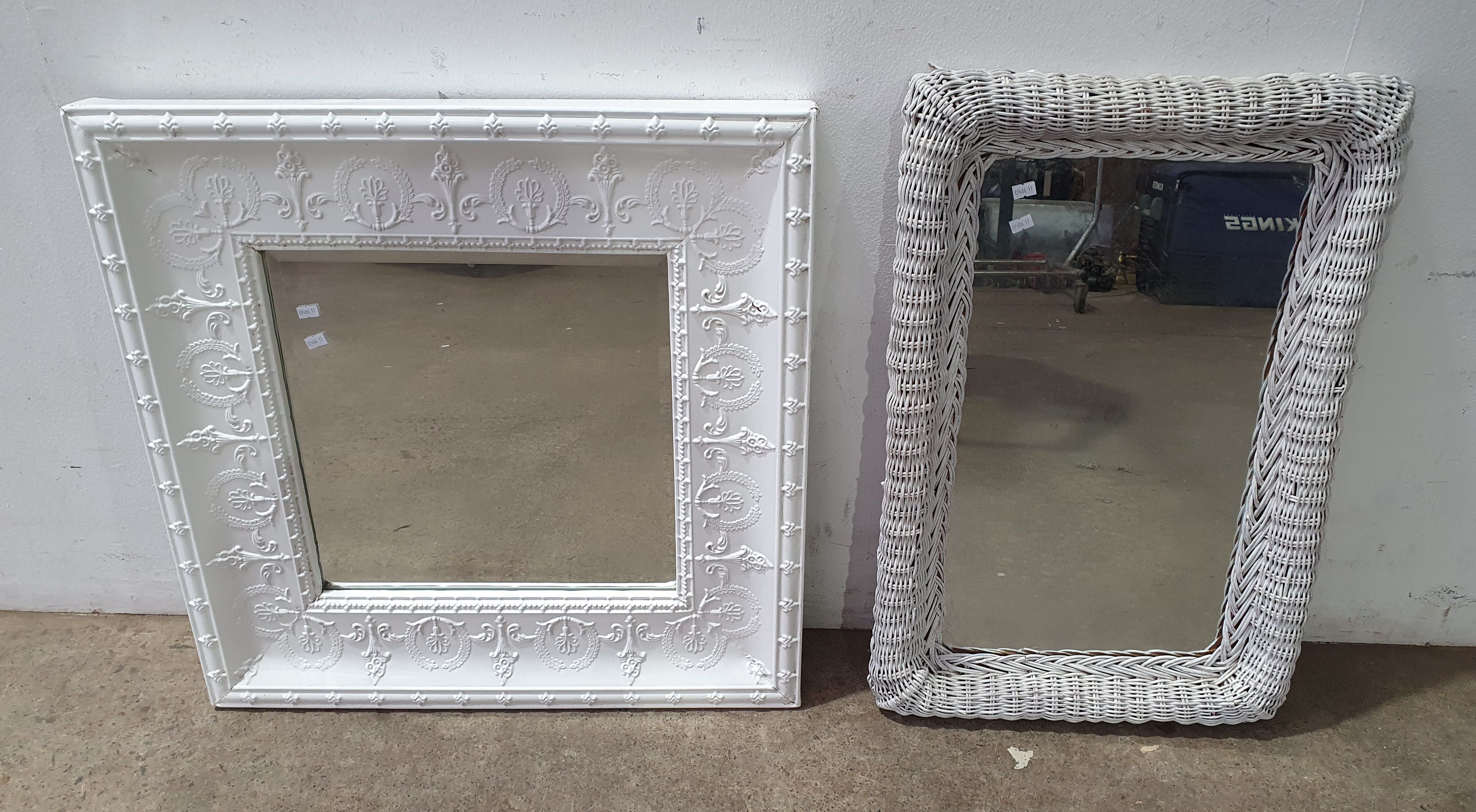 A Decorative Bevelled Edge Mirror 70cm X 70cm