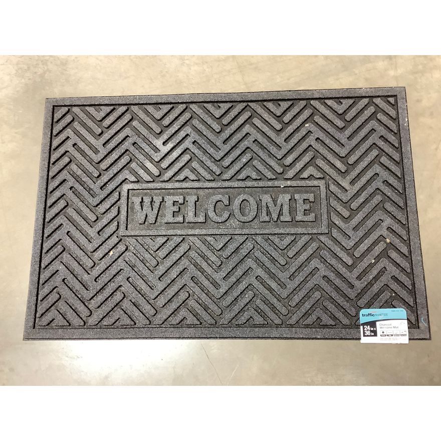Traffic Master Charcoal Welcome Mat (24x36)