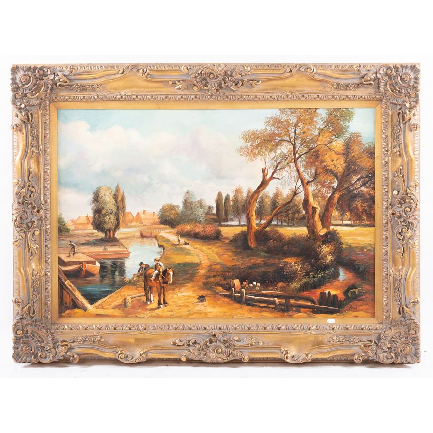 Paul. Workers Along a Village Canal