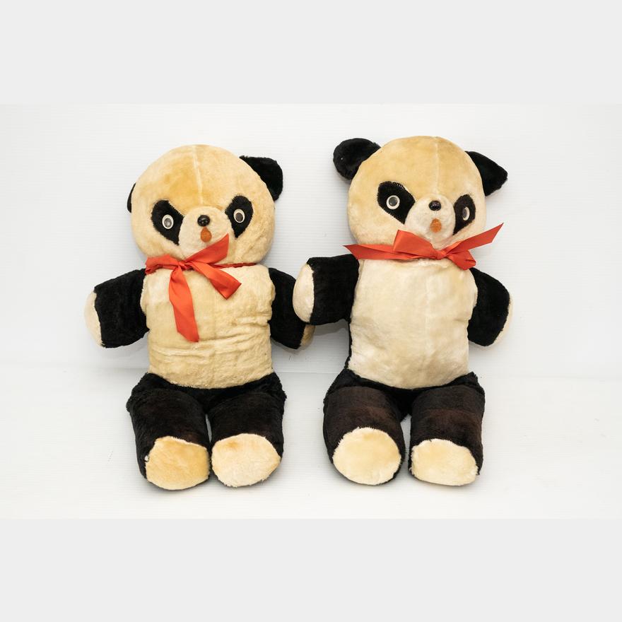 Two Stuffed Toy Panda Bears Harritt Group Inc 7905