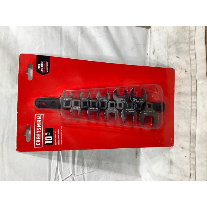 Craftsman 10pc Crowfoot Wrench Set