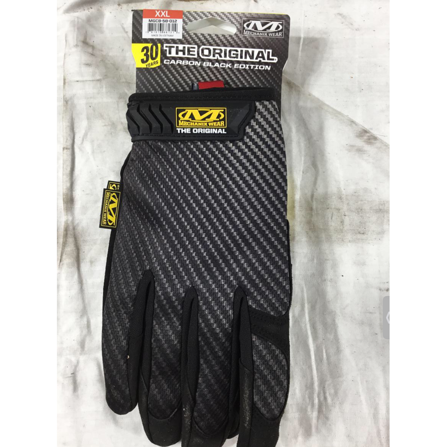 Mechanix Wear The Original Carbon Black Edition Gloves Size:XXL