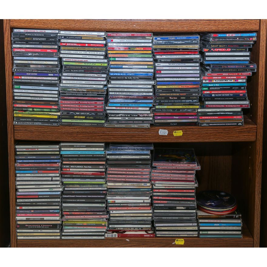 A Selection of CDs in Various Genres