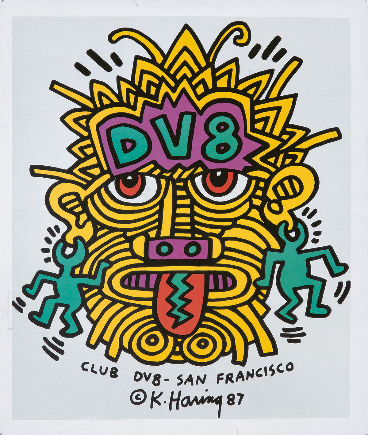 Club DV8. 1987. | Poster Auctions International, Inc.