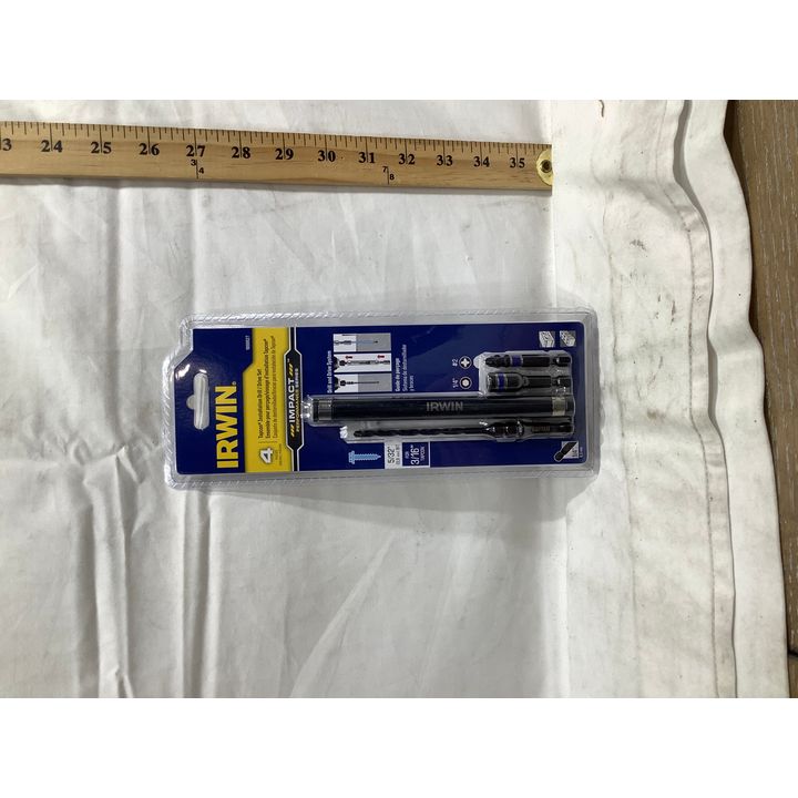 Irwin 4 Piece 1/4" Tapcon Installation Drill/ Drive Set 5/32" Bit For 3/`6" Tapcon