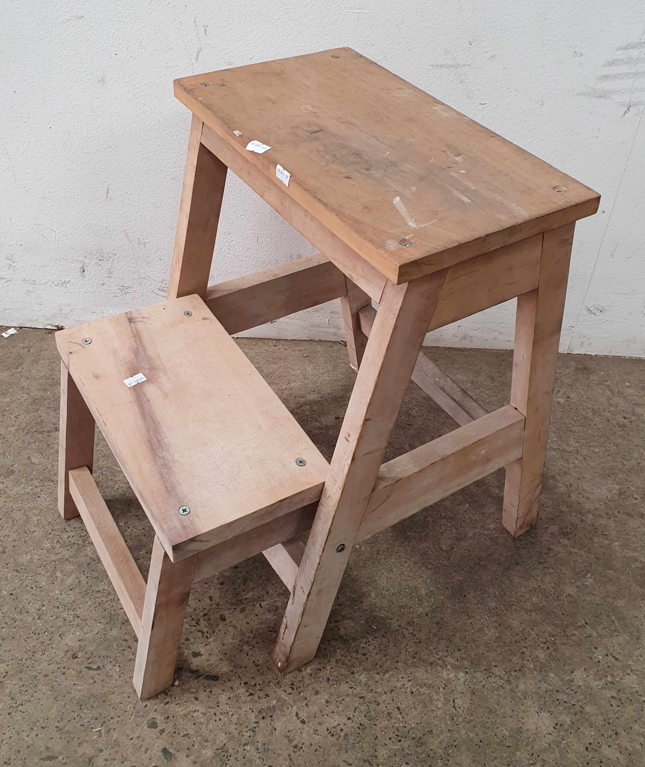 A Timber Step Stool