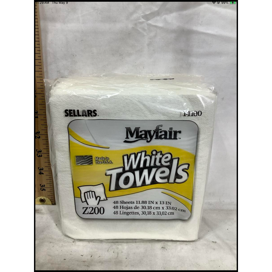 48ct Of Mayfair White Towels