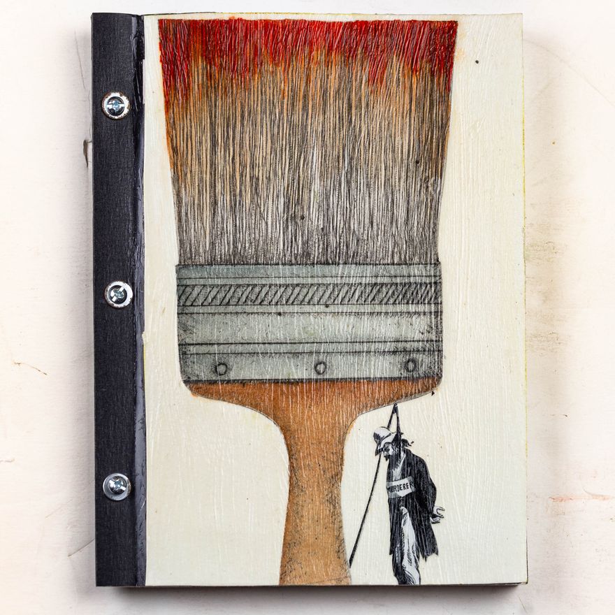 Mixed Media Collage Booklet, David Gilhooly