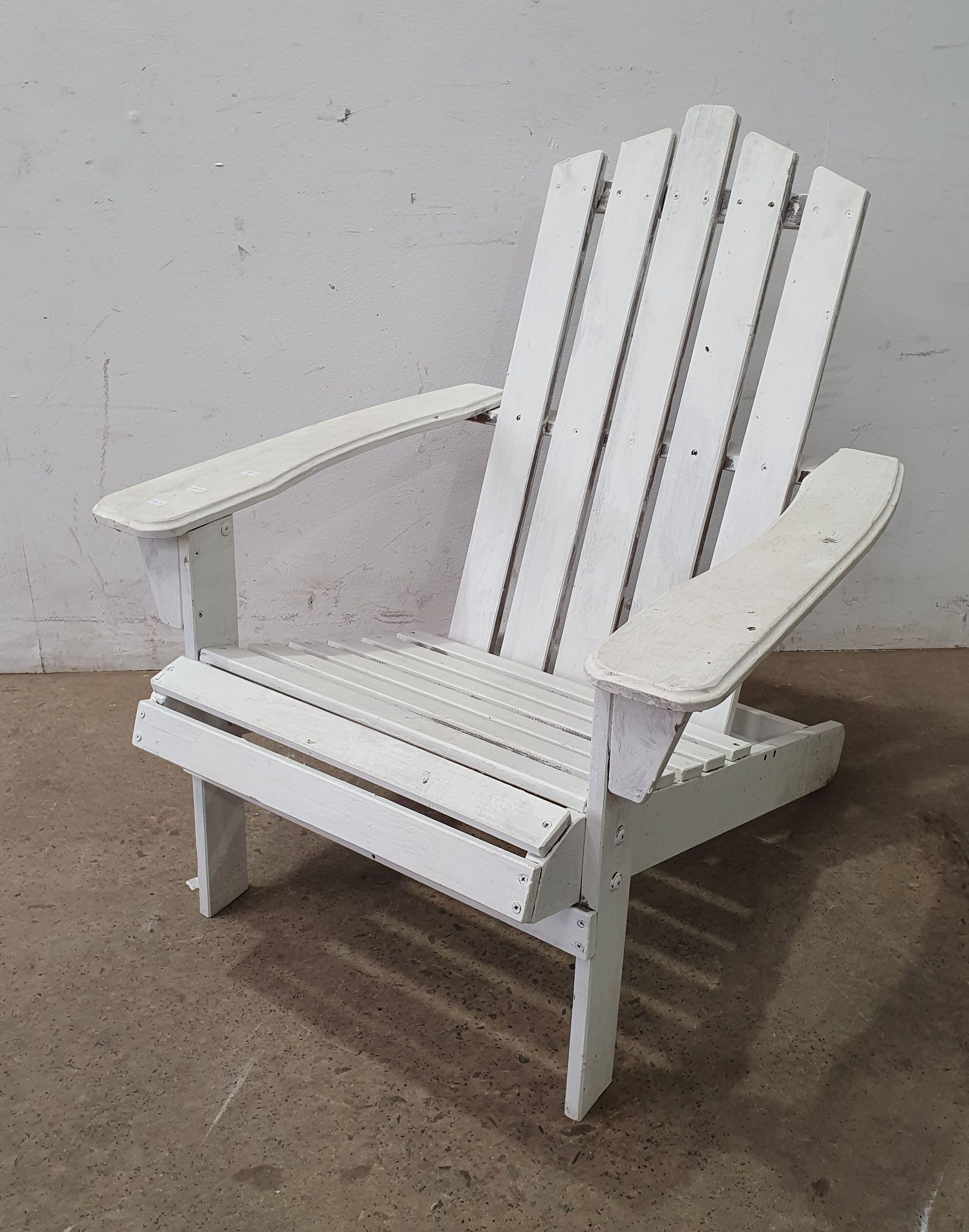 A White Plantation Style Chair