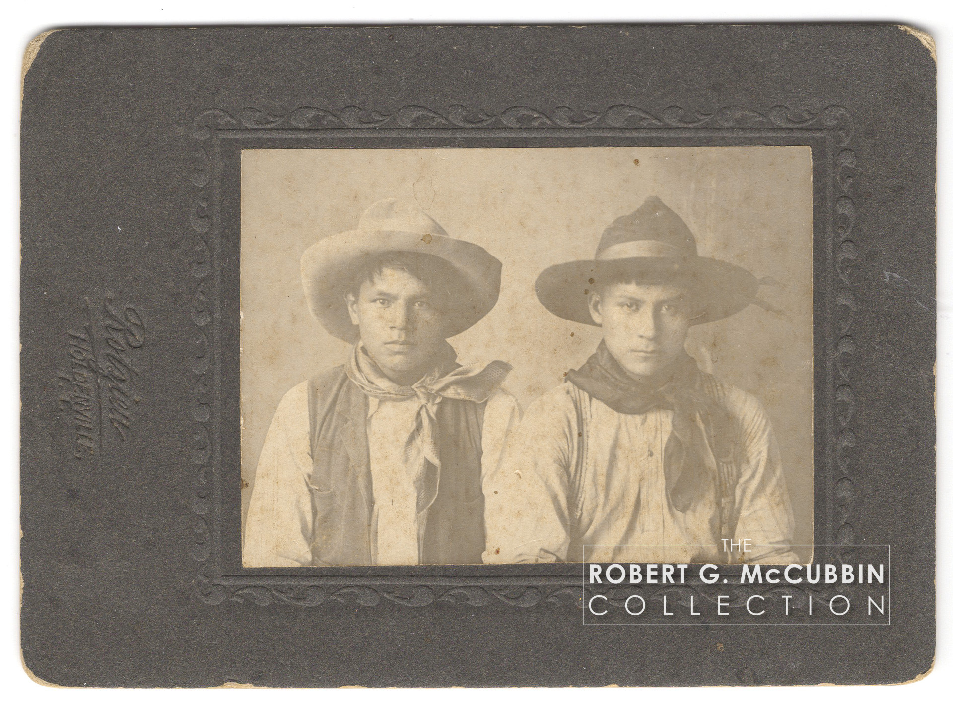 Two Cabinet Cards of Texas Rangers — Old West Events