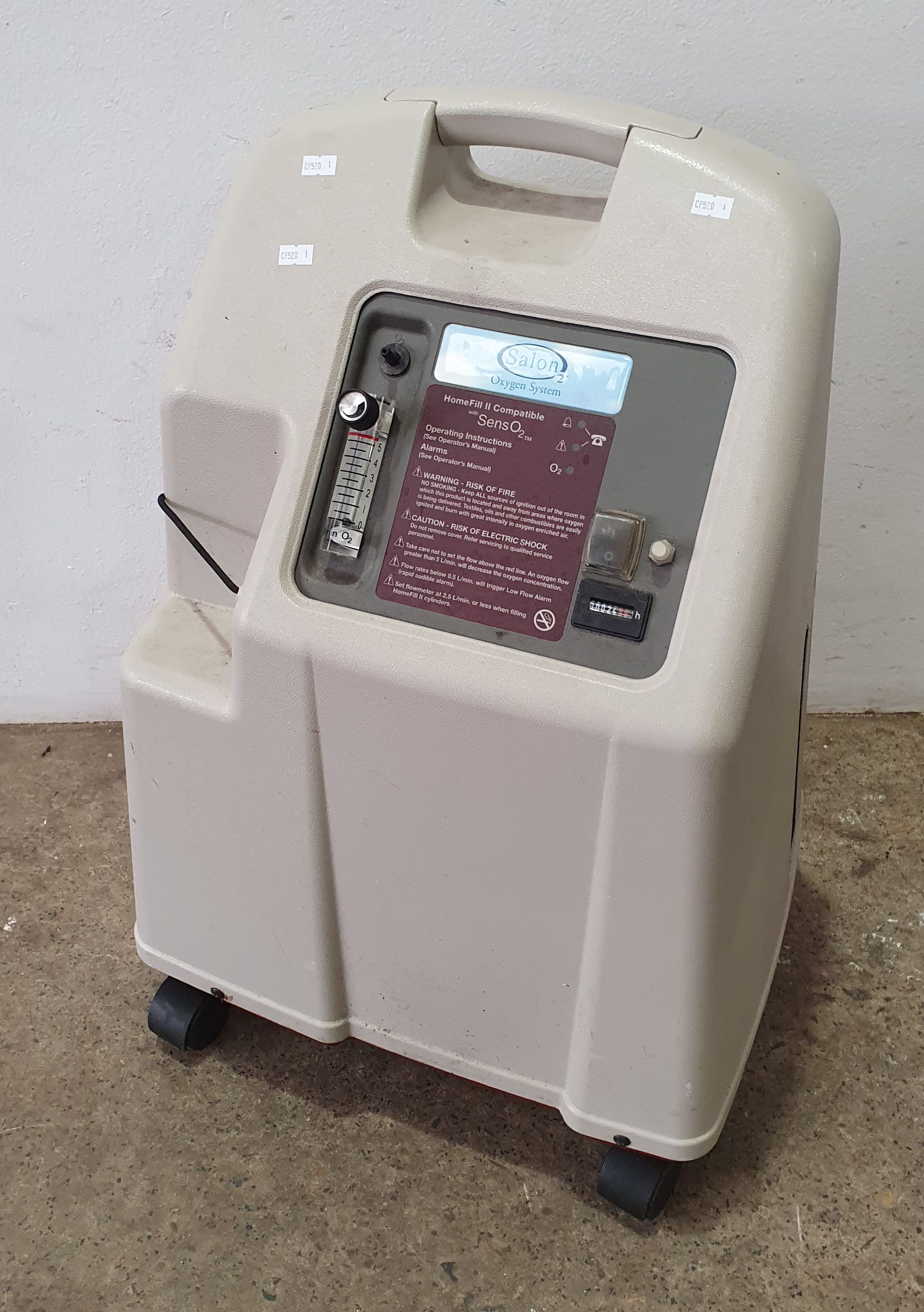 An Homefill Oxygen System
