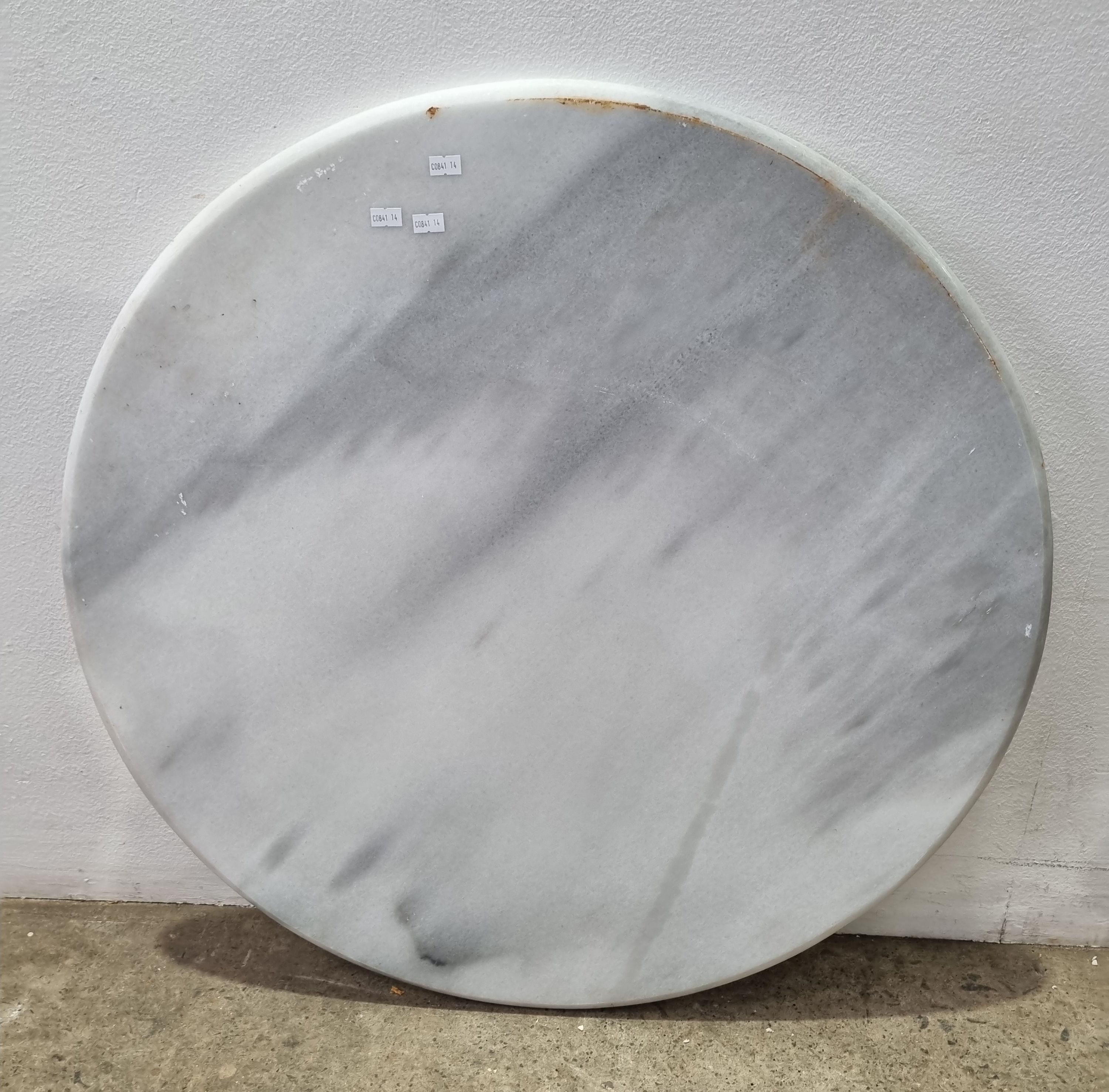 A Circular Marble Table Top