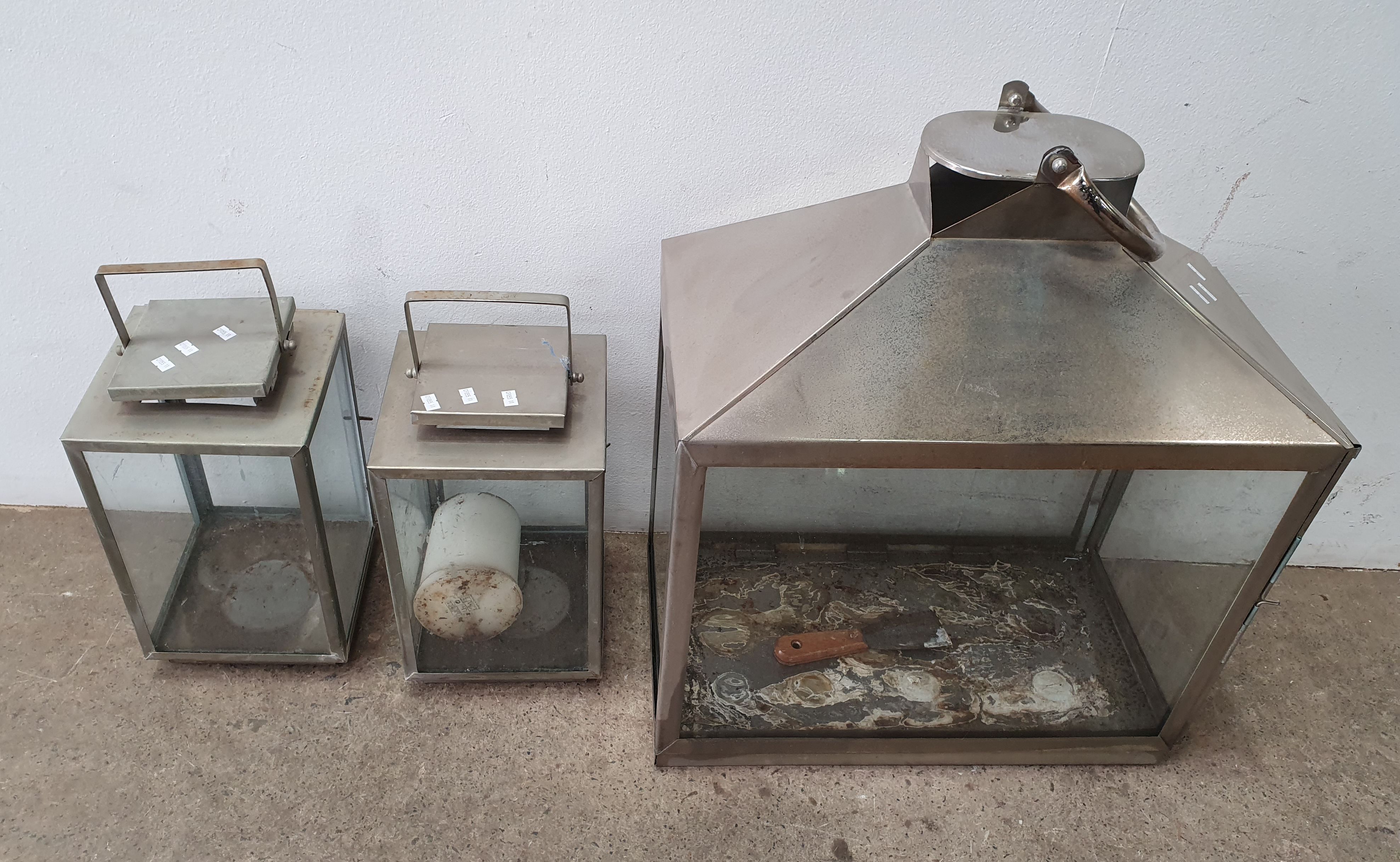 Three Various Candle Holders