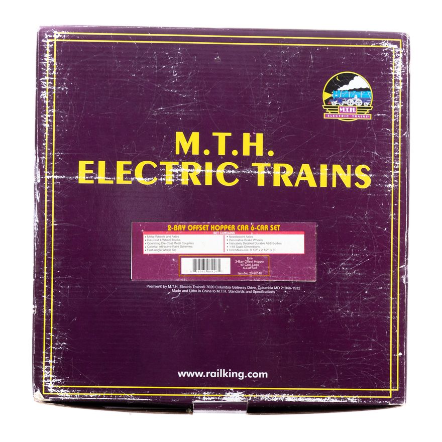 M.T.H. 2-Bay Offset Hopper Car Set