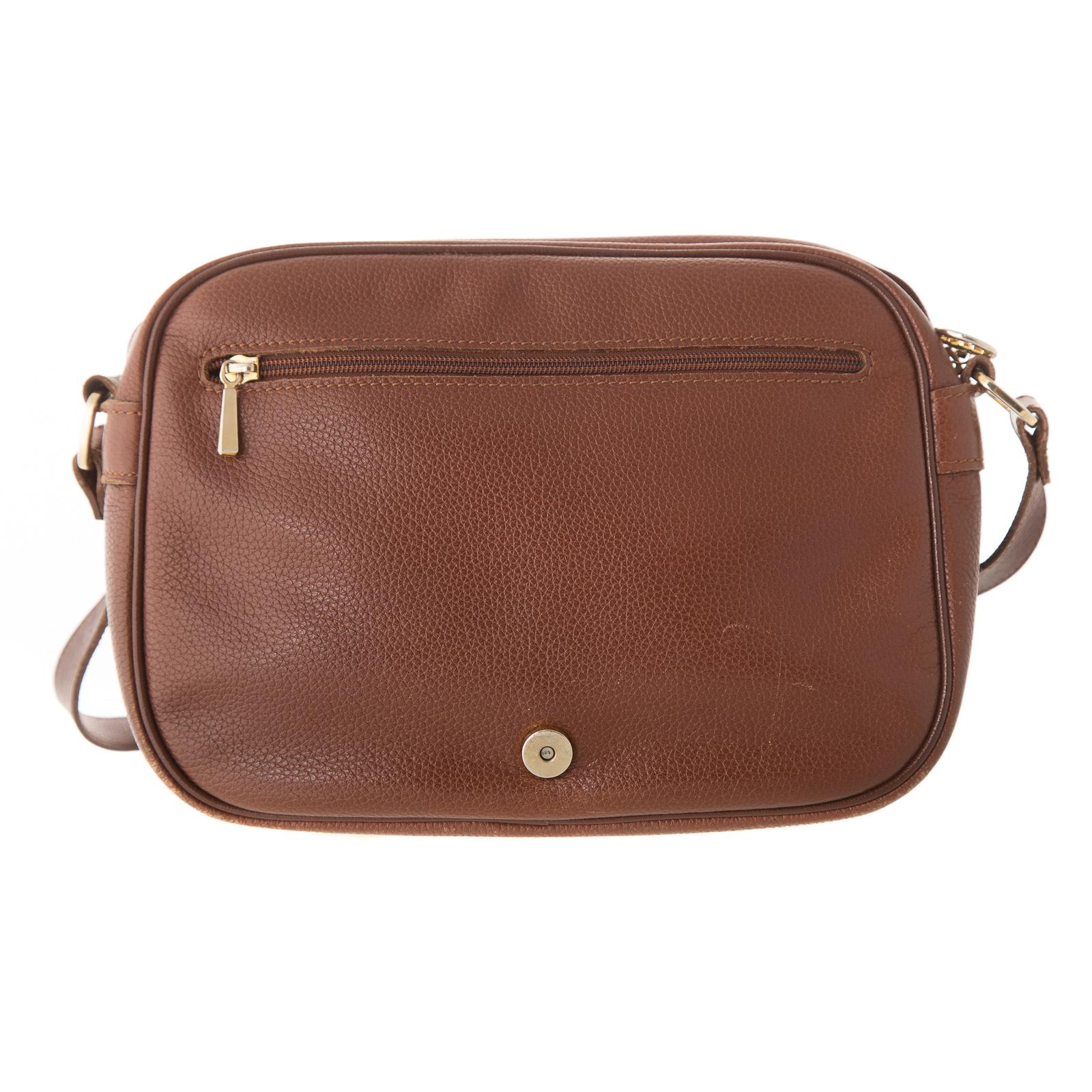 Sold at Auction: Vintage Longchamp Brown Leather Purse
