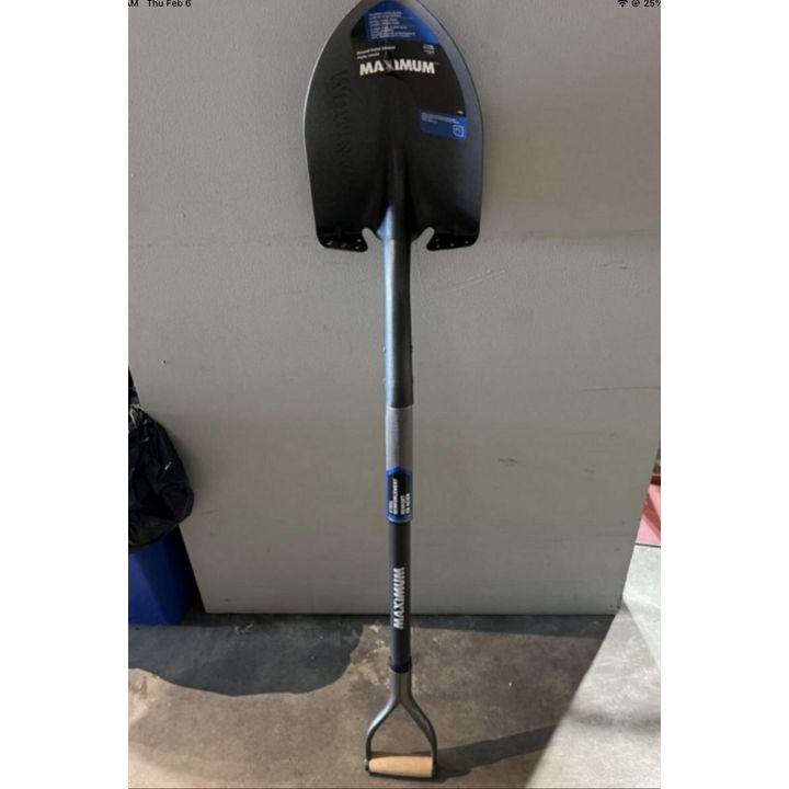 Maximum Tempered Steel Round Point Blade Shovel