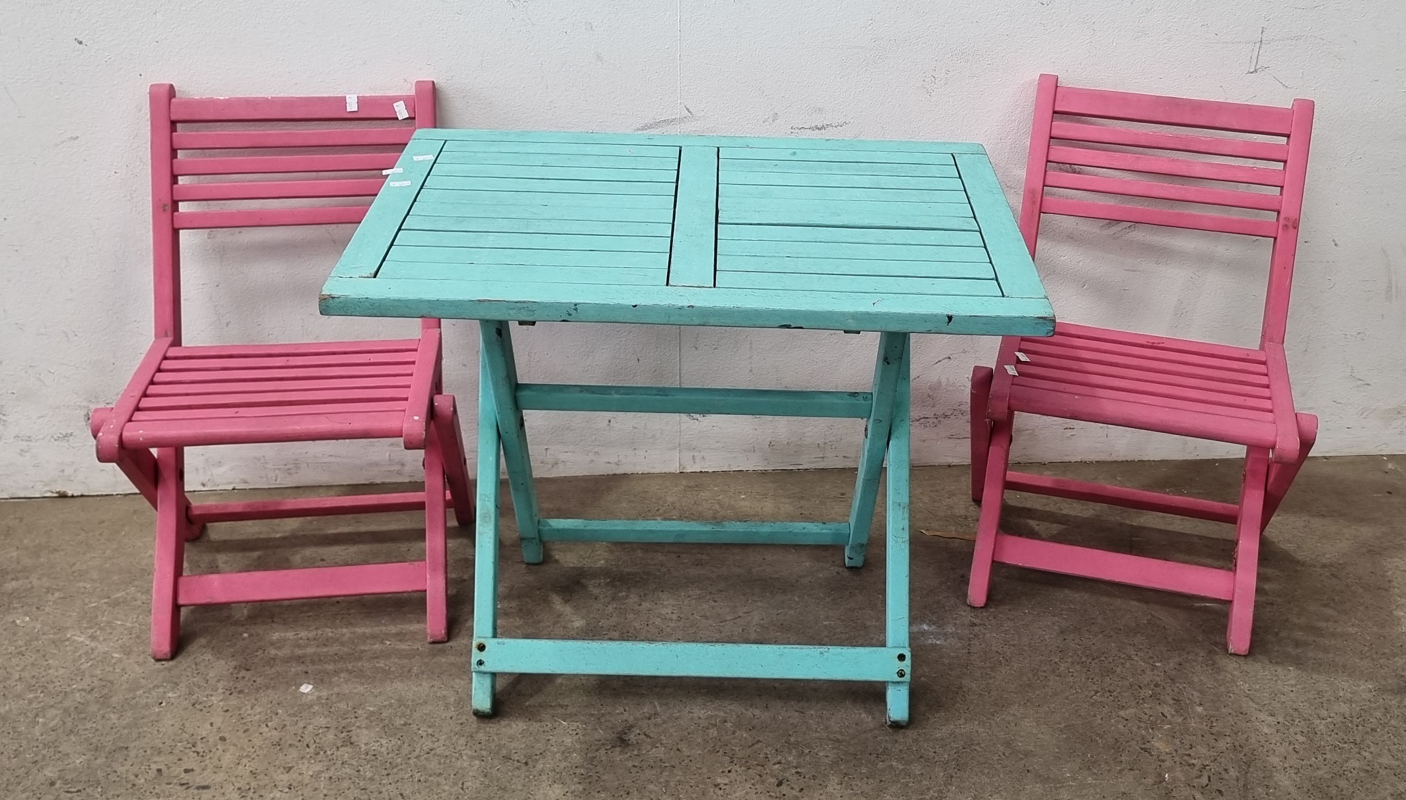 A Child'S Outdoor Three Piece Set