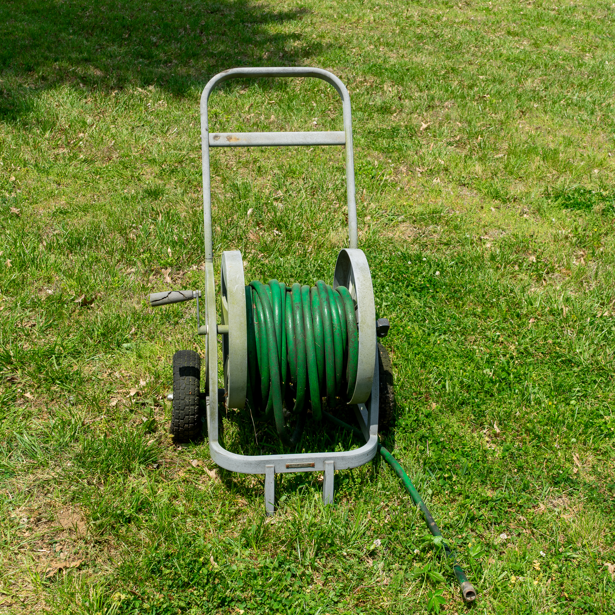 Rolling Hose Reel Stand | Harritt Group, Inc