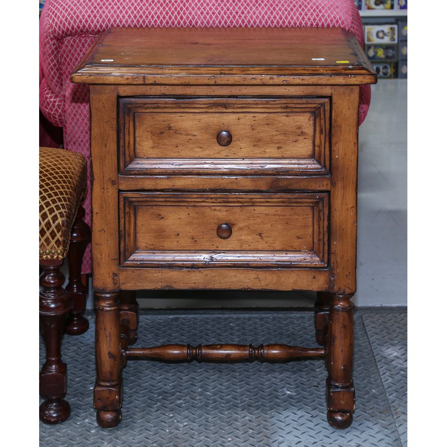 Vernacular Style Pine Side Table