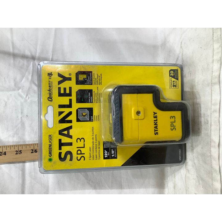 Stanley SPL3 3 Spot Laser 120' Range, (Green Laser)