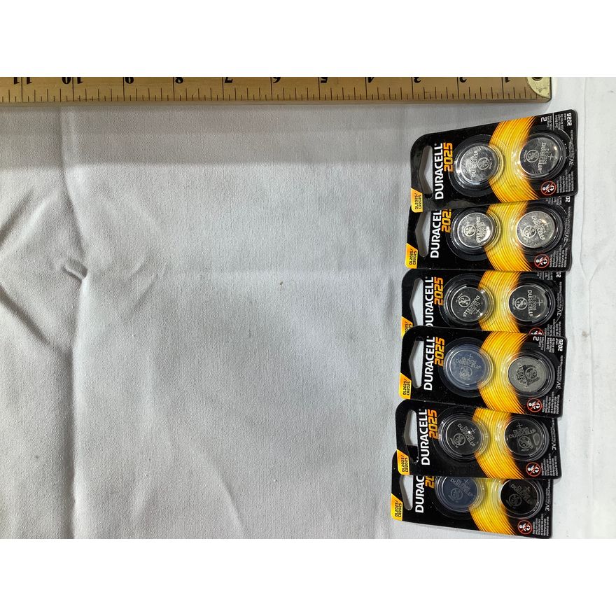 (6) DuraCell DL2025/CR2025 Batteries