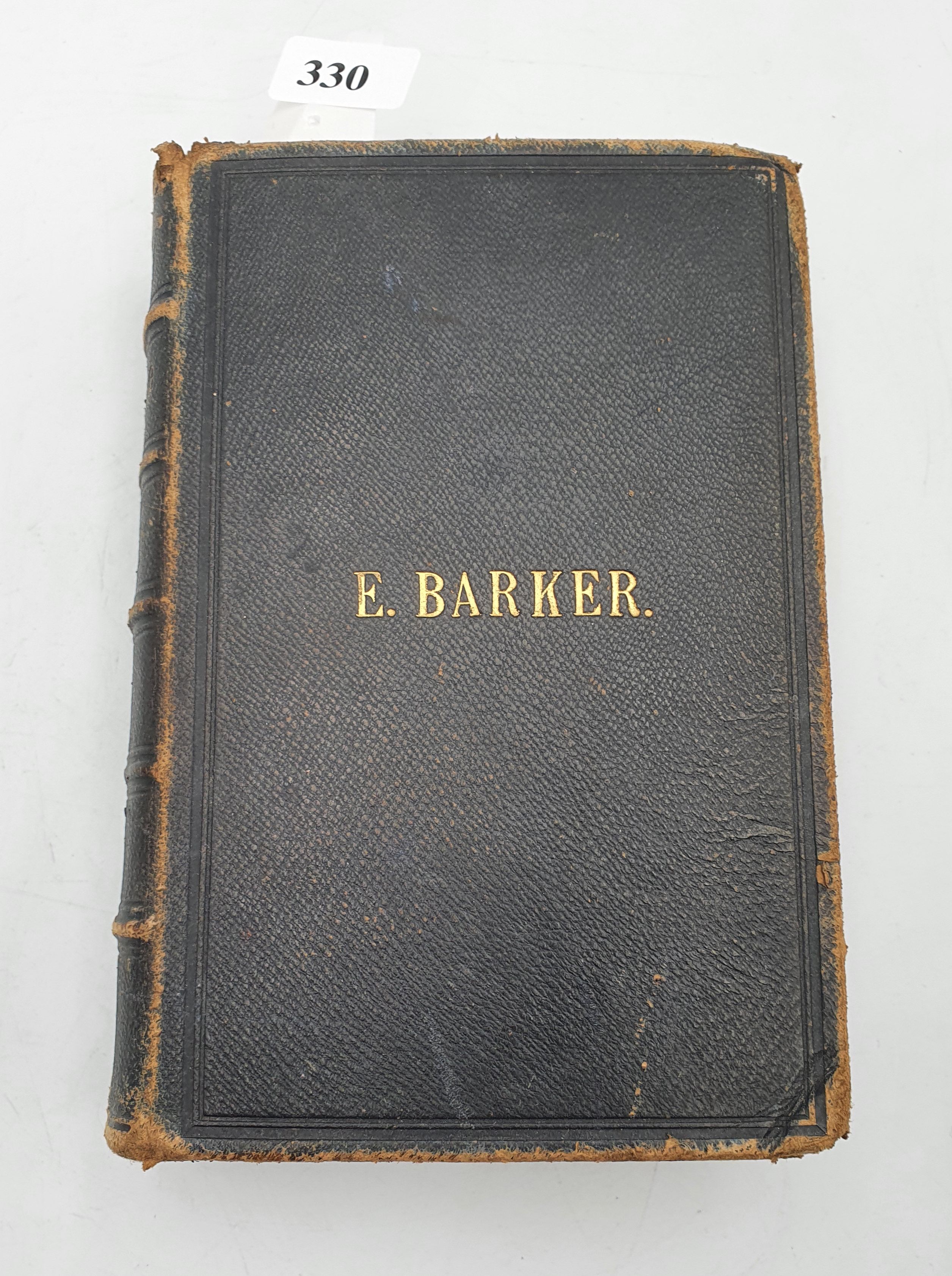 A LATE 19th CENTURY HOLY BIBLE