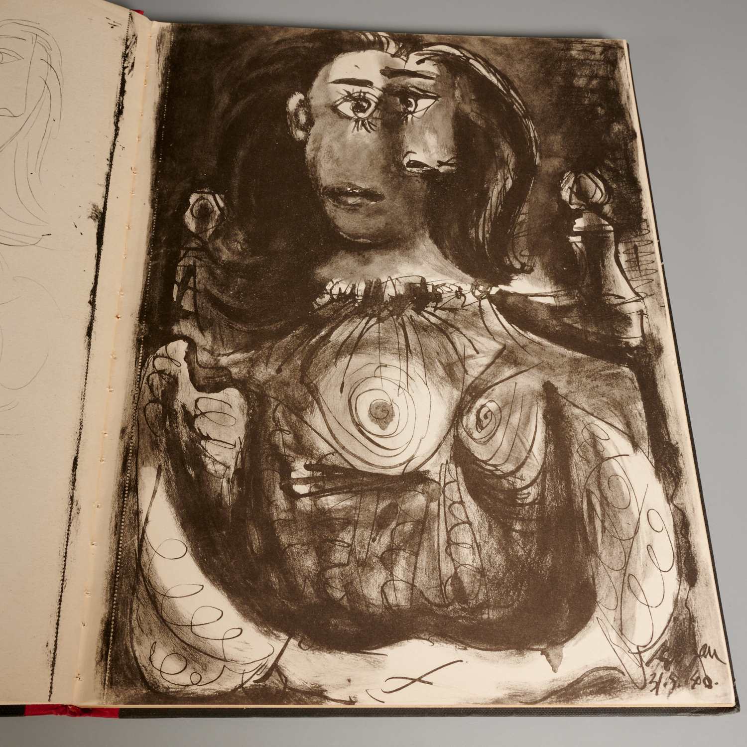 【得価2024】Pablo Picasso Carnet de dessins　ピカソのスケッチブック　限定1200部　CAHIERS D\'ART　1948年　仏語 画集