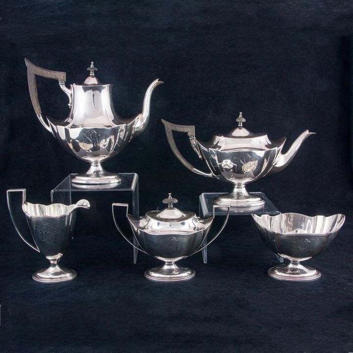 A (4 pc) Gorham Plymouth sterling hot beverage service