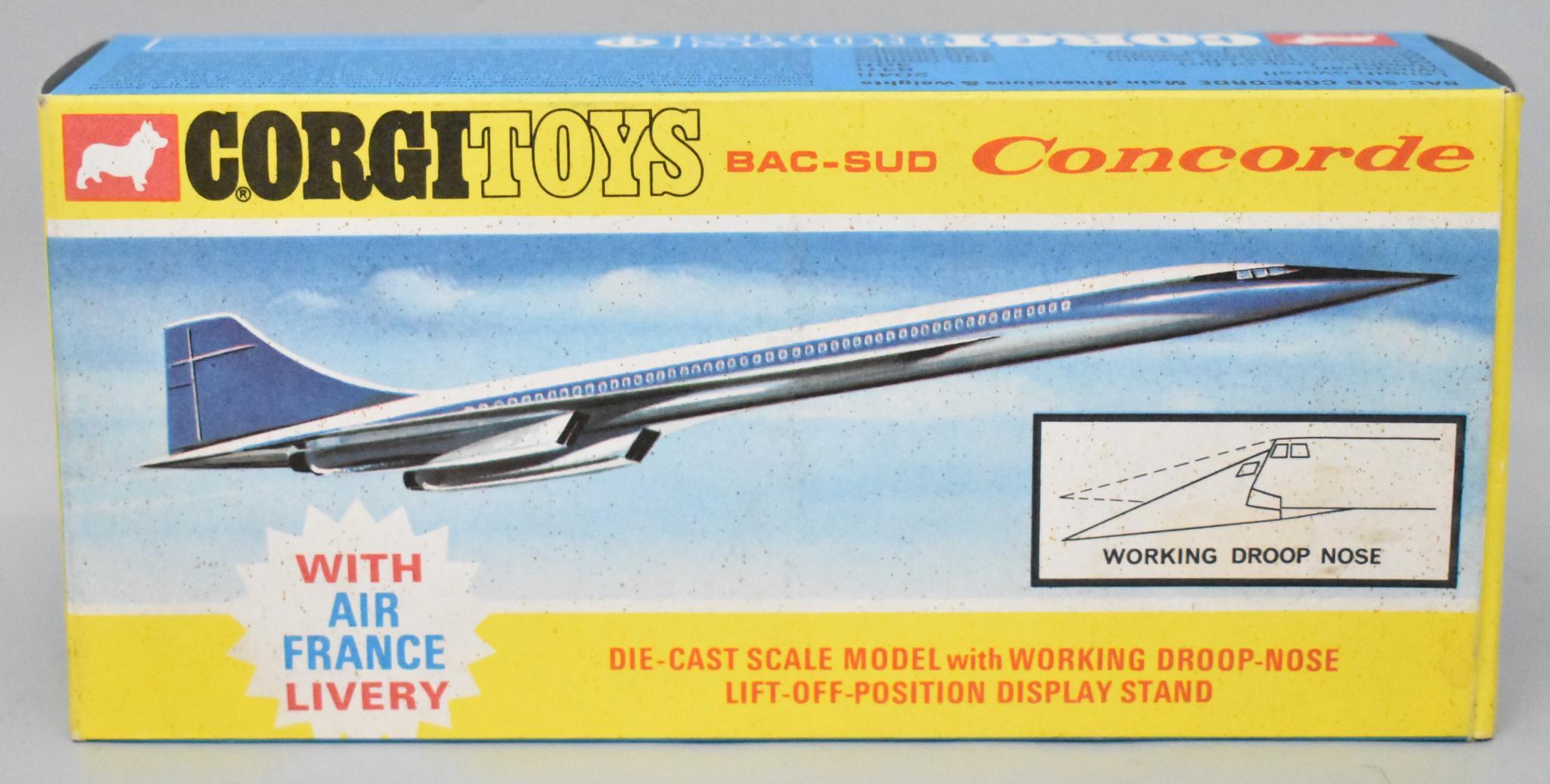 CORGI TOYS VINTAGE Concorde Air France 