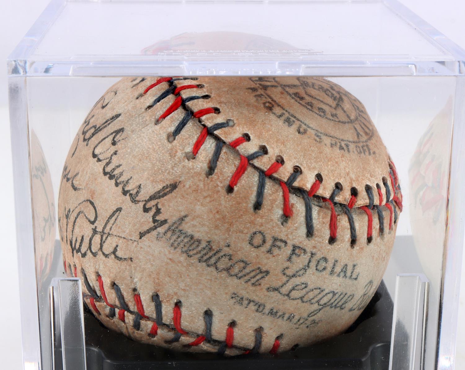Facsimile Autographed Babe Ruth New York Pinstripe Reprint Laser