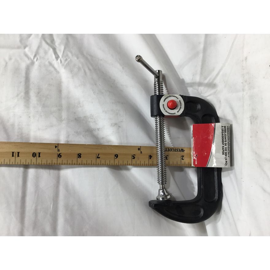 AutoCraft 4" Quick Release C-Clamp