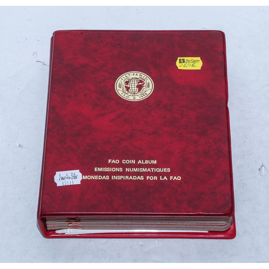 FAO Coin Album from United Nations- 59 Coins