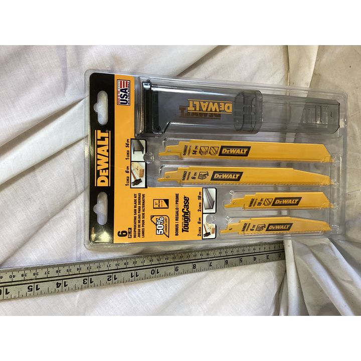 DeWalt 6pc Reciprocating Saw Blade Kit