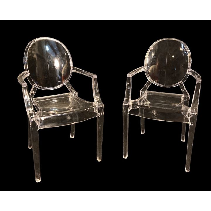 Miniature Ghost Style Chairs, Pair