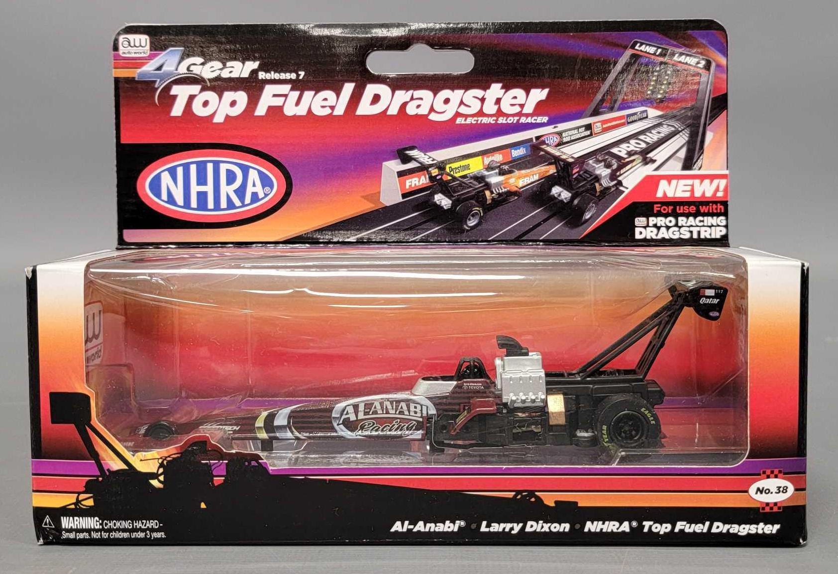 Auto World HO Slot Car Larry Dixon slot car 4 gear Top Fuel Dragster
