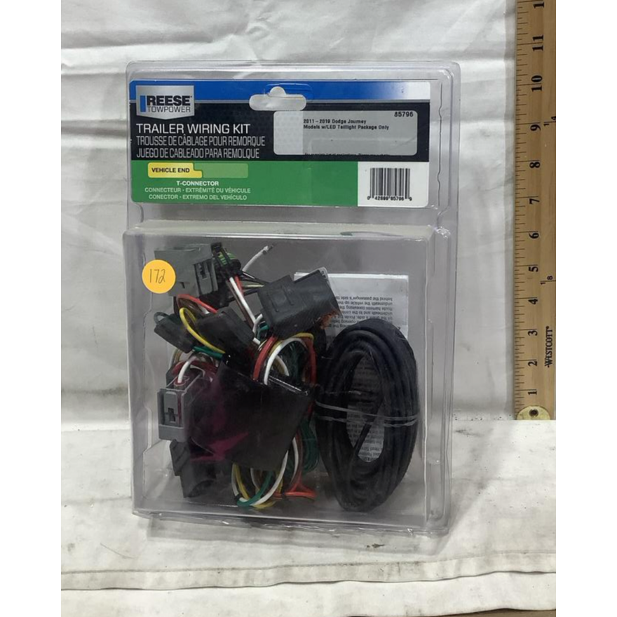 Reese Towpower Trailers Wiring Kit 2011-2019 Dodge Journey Models w/LED Taillights Package Only