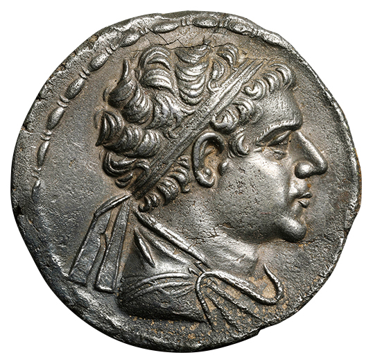 インド・スキタイ王国 西クシャトラパドラクマ銀貨（388-415年）[E3033]古代ギリシャコイン