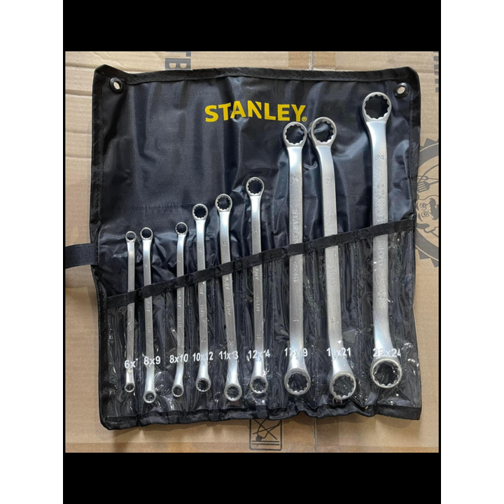 Stanley 9 Pc. Double Box End Wrench Set in Pouch