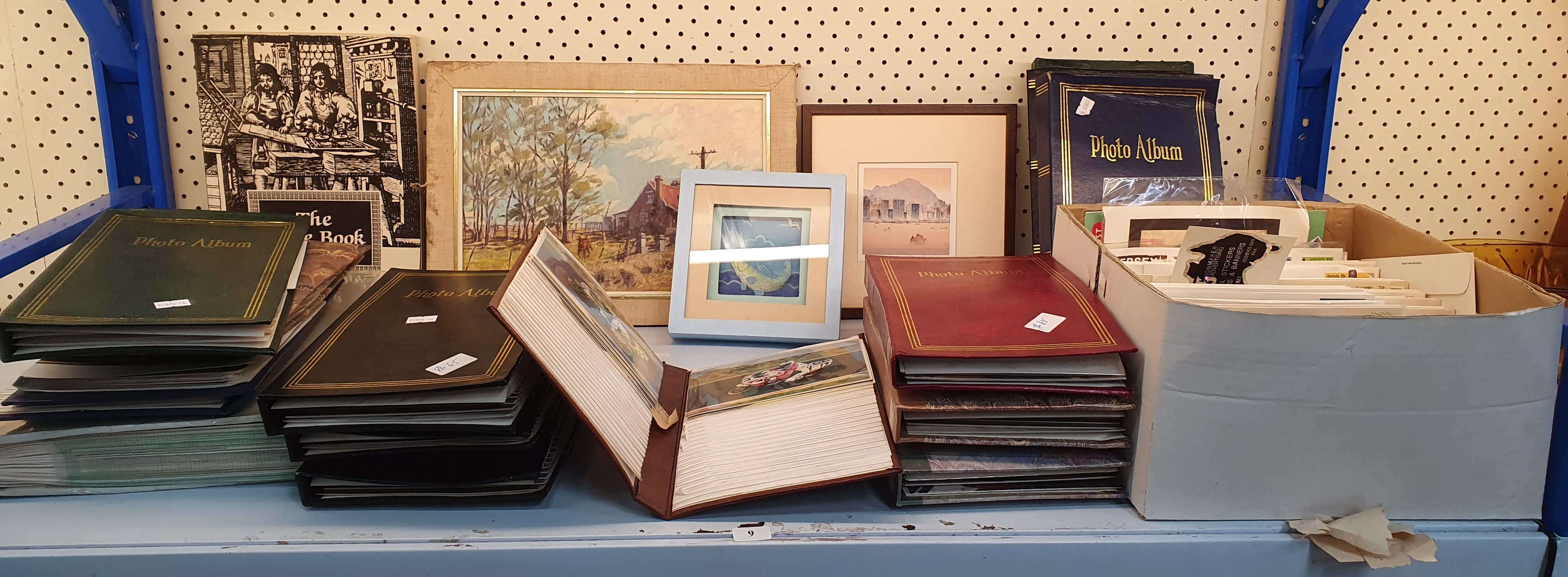 9 · A SHELF LOT OF VARIOUS ITEMS